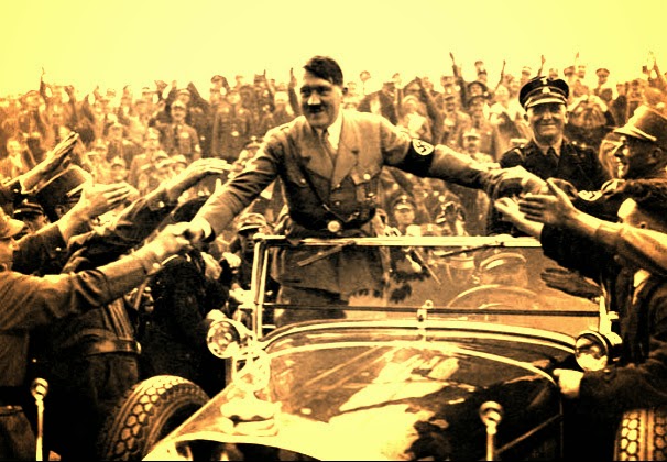 HITLER-GREETS-FANS