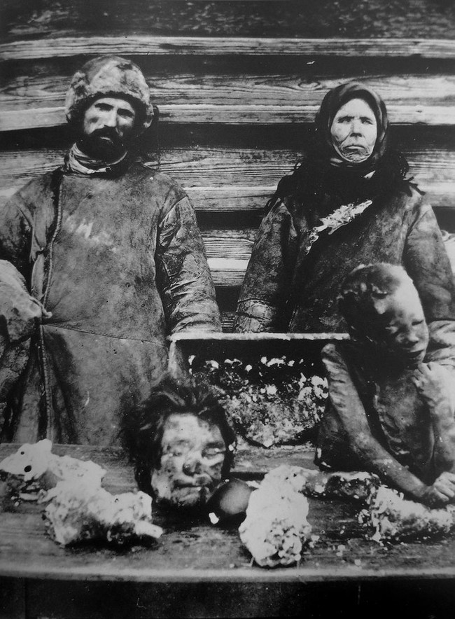 Holodomor in Ukraine - 1932-1933/ Eaten child bodies.